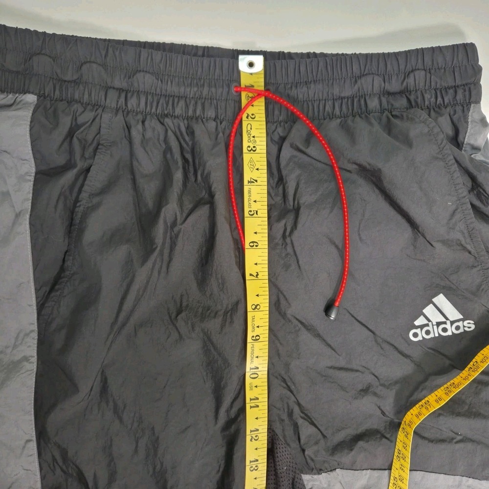 Adidas NASA Space Race Men's Medium Windbreaker Training Tech Cuff Ankle Black - Picture 5 of 15